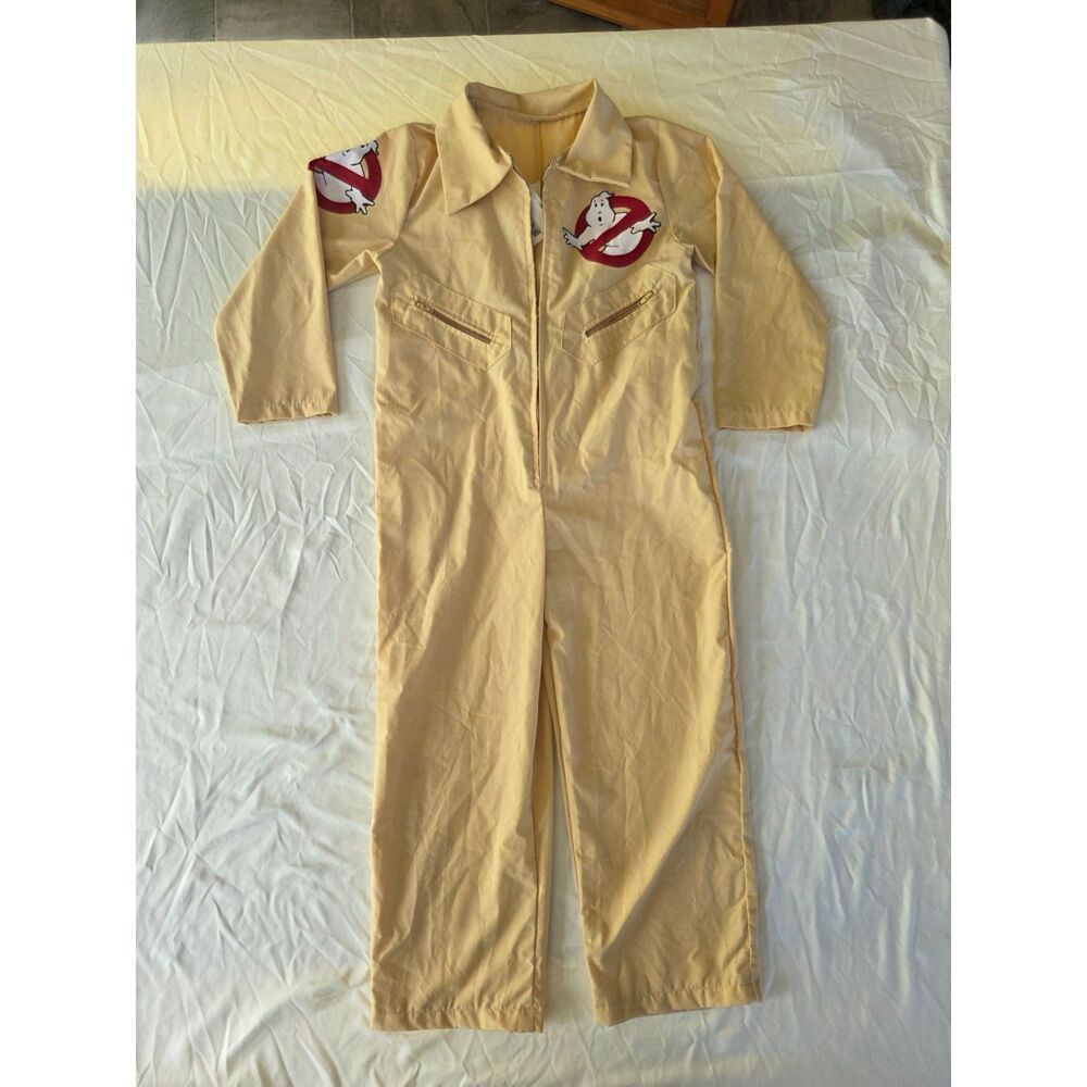 Official Ghostbusters Costume Jumpsuit - Tan - Rubie's (Size 6/7)